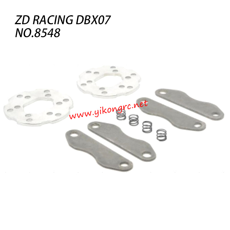 ZD RACING DBX 07 RC Truck Parts Brake Disc and Pad Set 8548