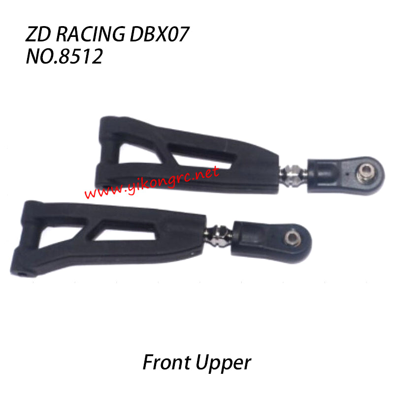 ZD RACING DBX 07 RC Truck Parts Front Upper Suspension 8512