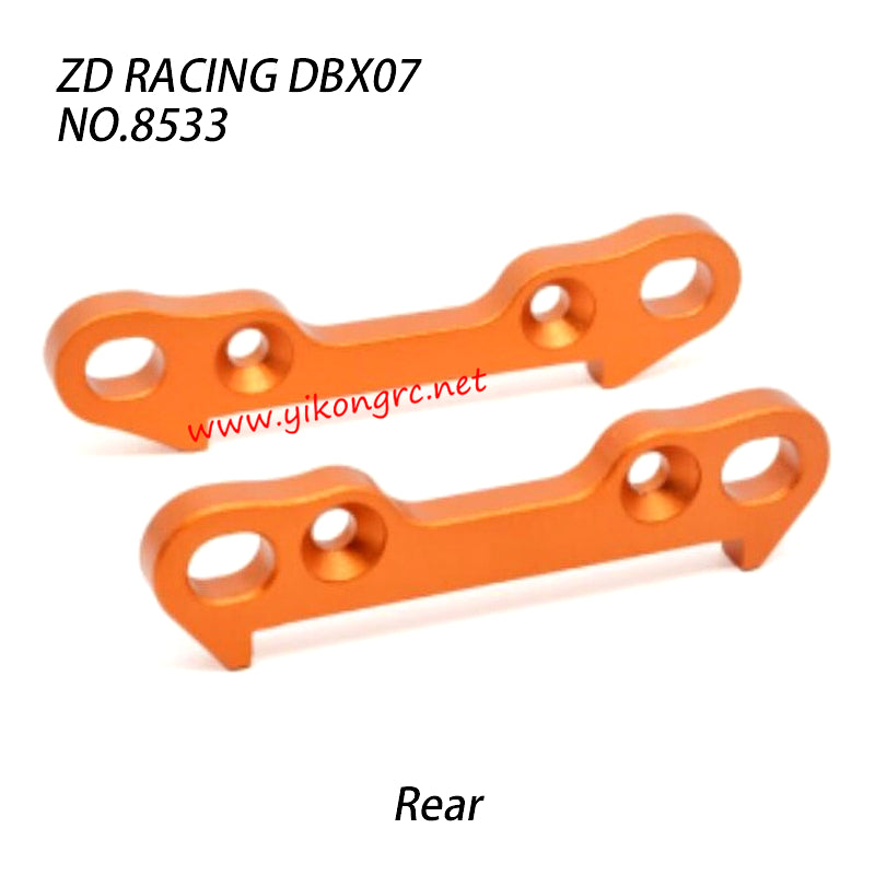 ZD RACING DBX 07 RC Truck Parts Rear Suspension Hinge Pin Holder 8533