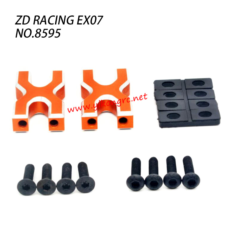 ZD RACING EX-07 RC Car Parts Alloy Mechanical Brake Servo Mount 8595 2pcs