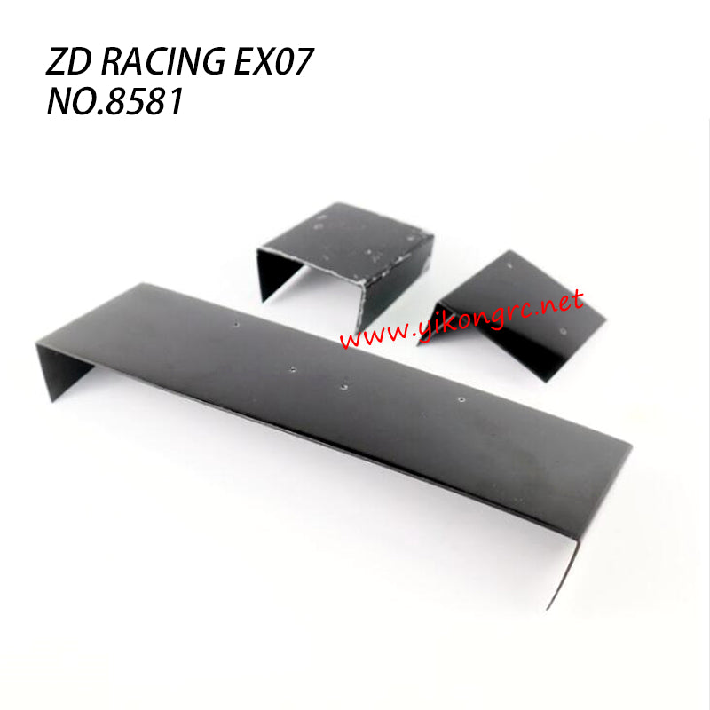 ZD RACING EX-07 RC Car Parts Rear Diffuser Set 8581 top