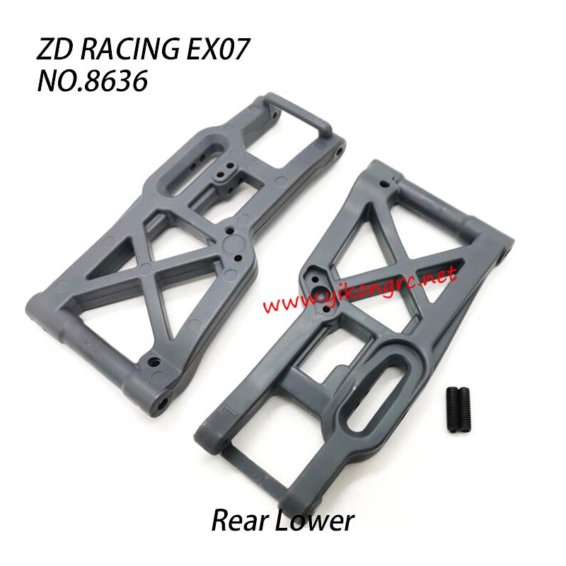 ZD RACING EX-07 RC Car Parts Reinforced (Rear Lower) Arm 8636