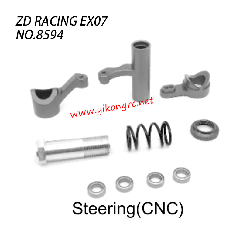 ZD RACING EX-07 RC Car Parts Steering CNC 8594