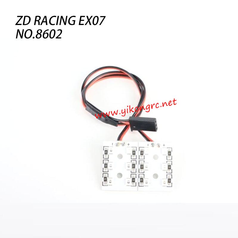 ZD RACING EX-07 RC Car Parts Tail Lights 8602