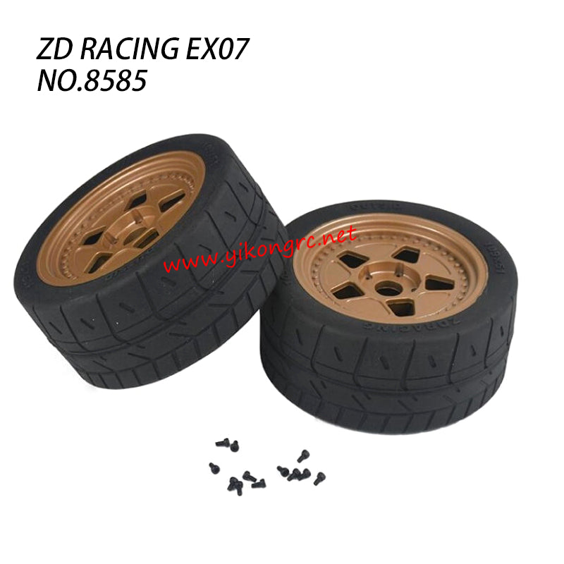 ZD RACING EX-07 RC Car Parts Wheel Tire Set 8585