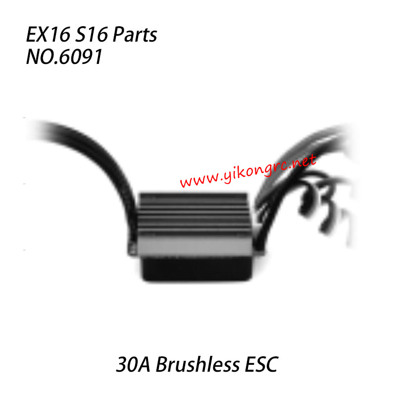 ZD RACING S16 Parts 30A Brushless ESC 6091