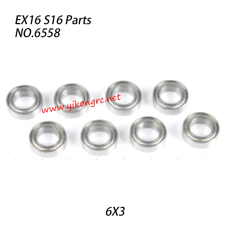 ZD RACING S16 Parts 6x3 Bearing 6558