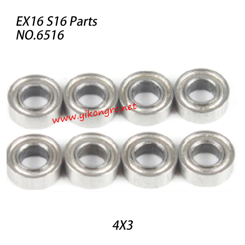 ZD RACING S16 Parts Bearing 4x3 6516
