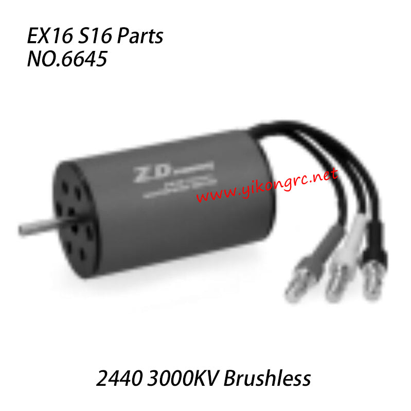 ZD RACING S16 Rocket Parts 2440 3000kv Brushless Motor 6645