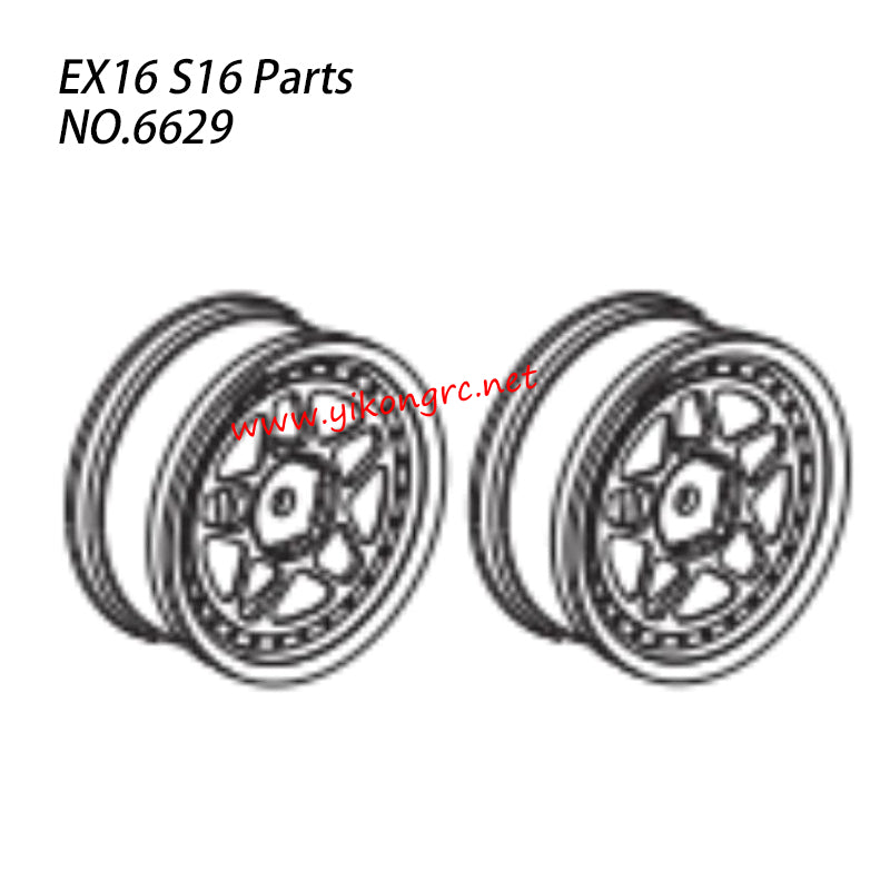 ZD RACING S16 Rocket Parts Aluminium Tire Rim Set 6629