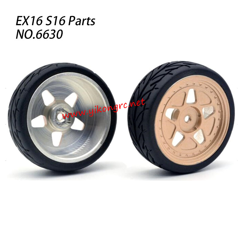 ZD RACING S16 Rocket Parts Aluminium Tire Rim Set 6630