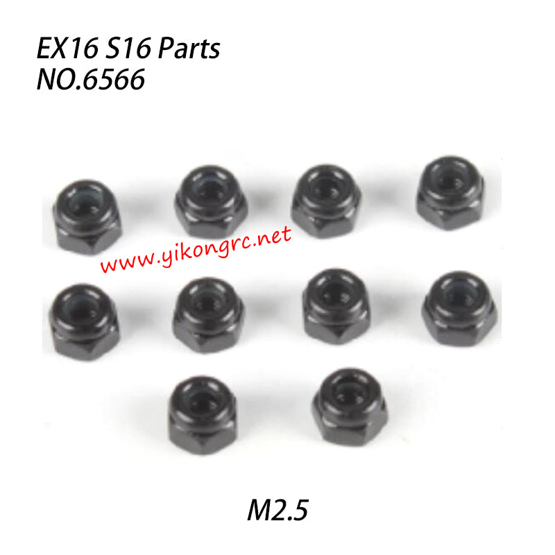 ZD RACING S16 Rocket Parts M2.5 Locket Set 6566