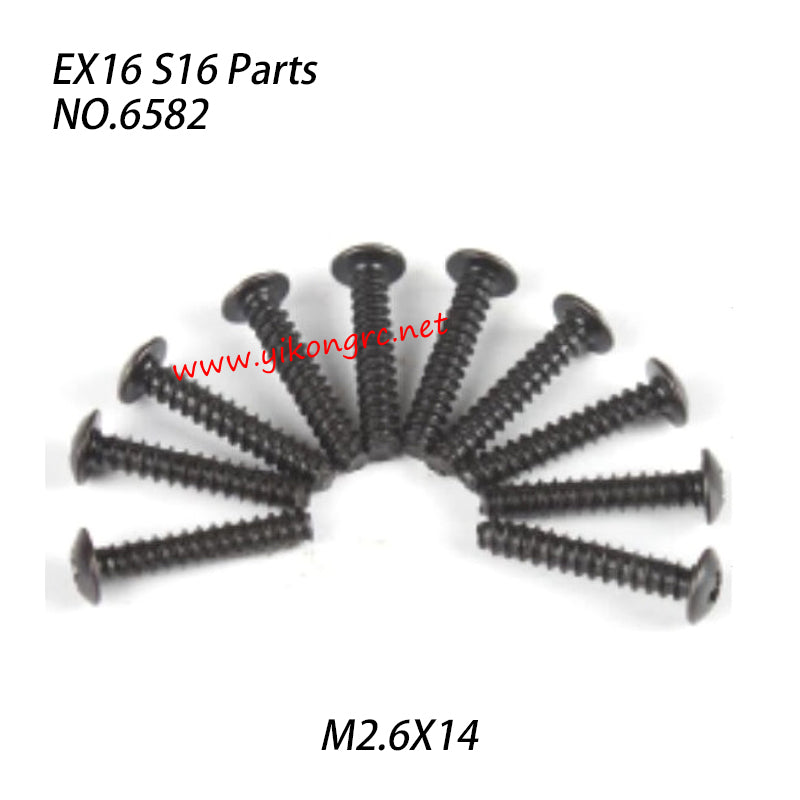 ZD RACING S16 Rocket Parts M2.6x14 Screw Set 6582