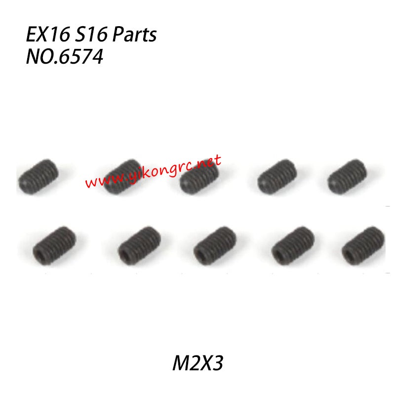 ZD RACING S16 Rocket Parts M2x3 Set Screw Set 6574