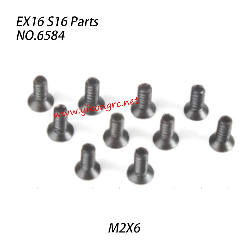 ZD RACING S16 Rocket Parts M2x6 Screw Set 6584
