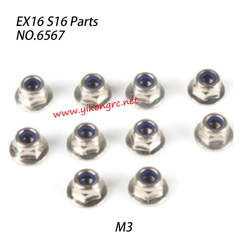 ZD RACING S16 Rocket Parts M3 Locket Set 6567