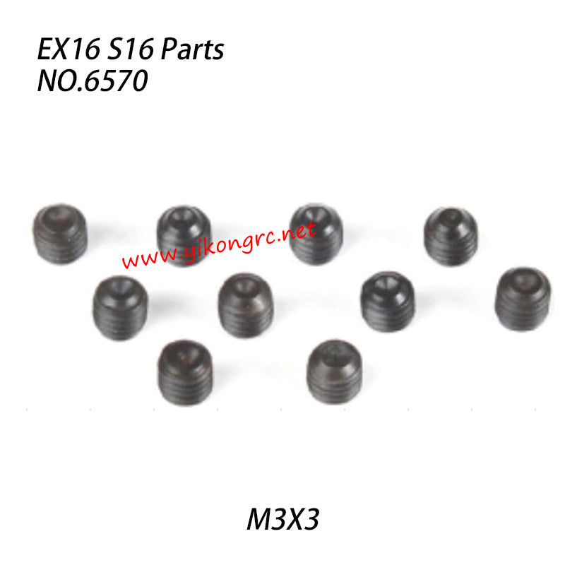 ZD RACING S16 Rocket Parts M3x3 Set Scret Screw Set 6570