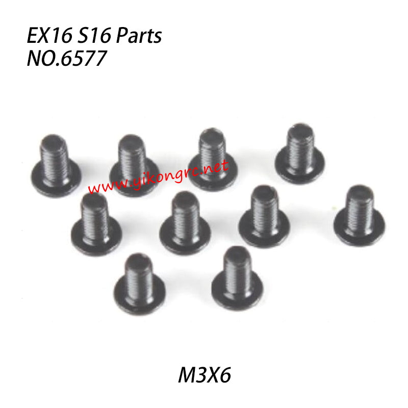 ZD RACING S16 Rocket Parts M3x6 Button Head Screw 6577