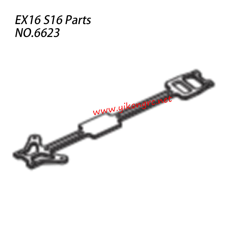 ZD RACING S16 Rocket Parts Upper Deck Aluminum alloy CNC 6623
