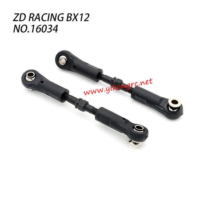 ZD Racing BX-12 RC Car Parts Adjustable Steering Rod Sets 16034 Front