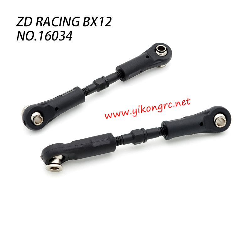 ZD Racing BX-12 RC Car Parts Adjustable Steering Rod Sets 16034 Rear