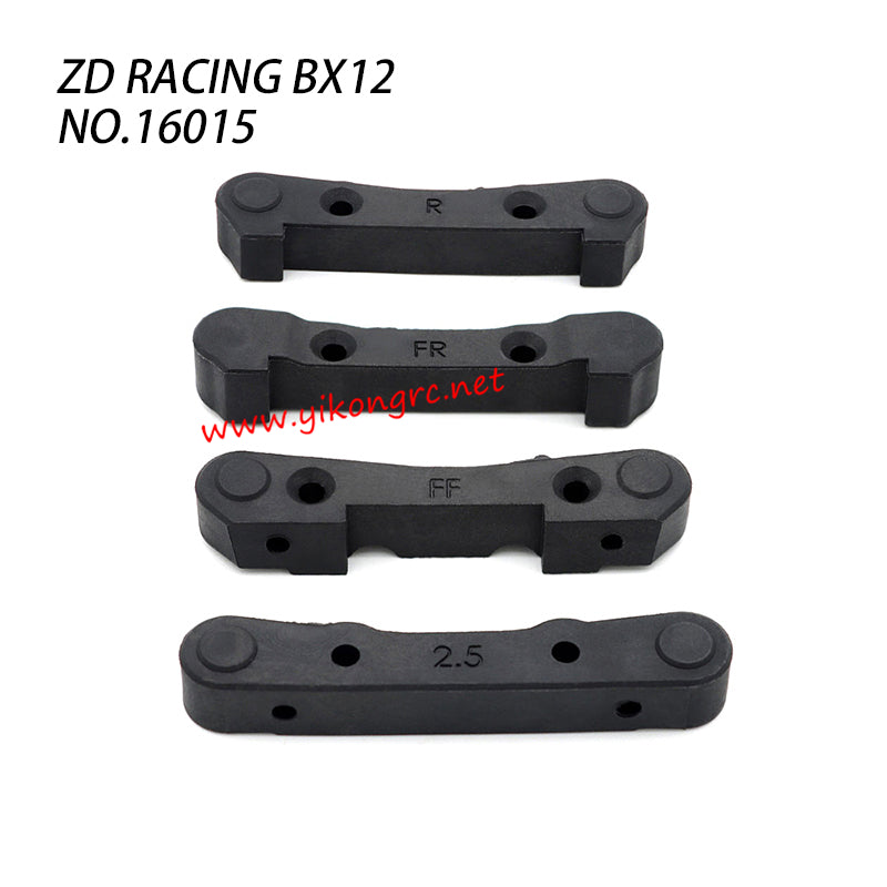 ZD Racing BX-12 RC Car Parts F/R Arm Front Suspension Hinge Pin Holder 16015
