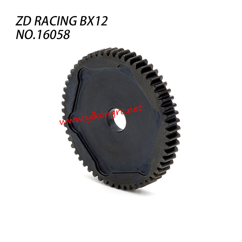 ZD Racing BX12 RC Car Parts Steel Reduction Large Spur Gear 16058 1pcs