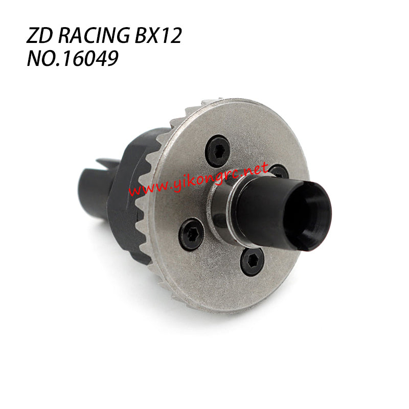 ZD Racing BX 12 Parts Differential Gear Assembly 16049 close-up