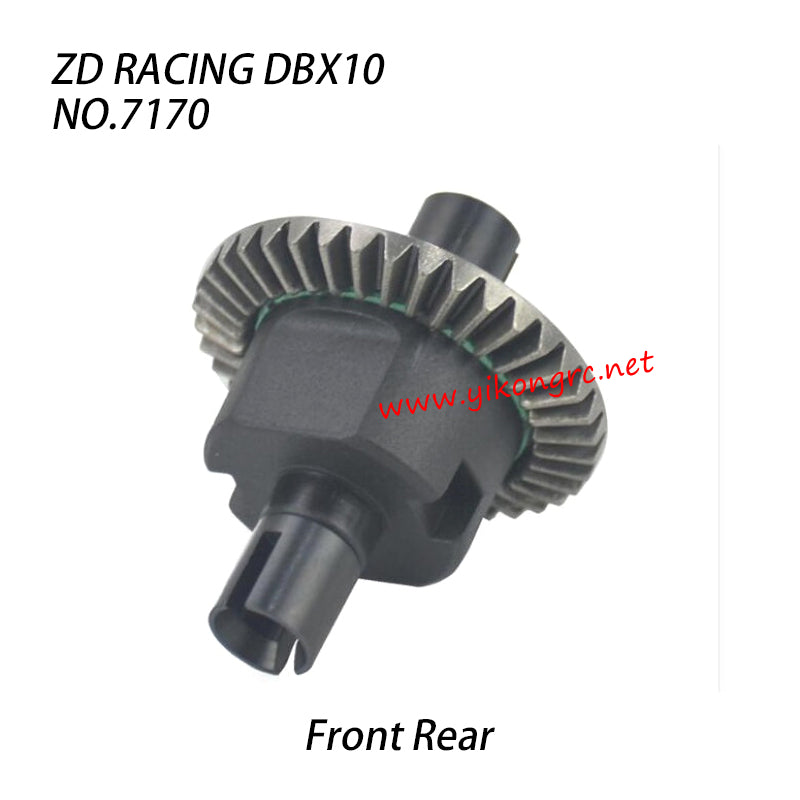 ZD Racing DBX-10 Parts Brushed Front Rear Differential Kit 7170 bottom