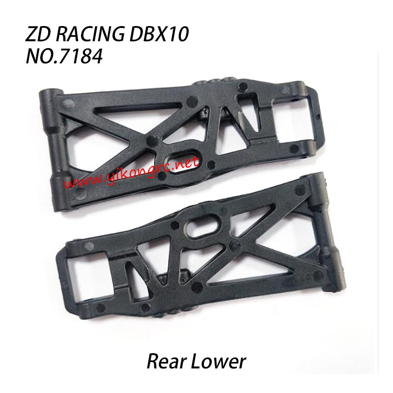 ZD Racing DBX-10 Parts Rear Lower Swing Arm 7184
