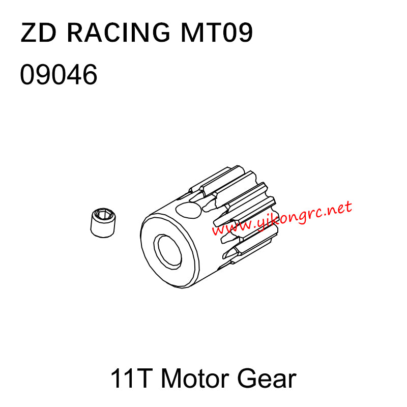 ZD Racing DBX09 (MT09) Parts 09046 11T Motor Gear