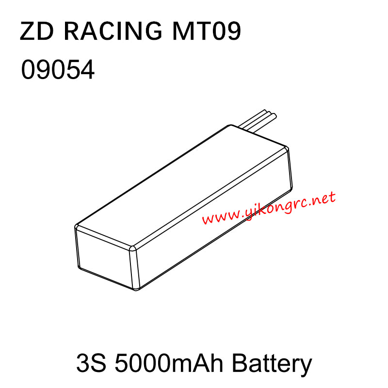 ZD Racing DBX09 (MT09) Parts 09054 3S 5000mAh Battery