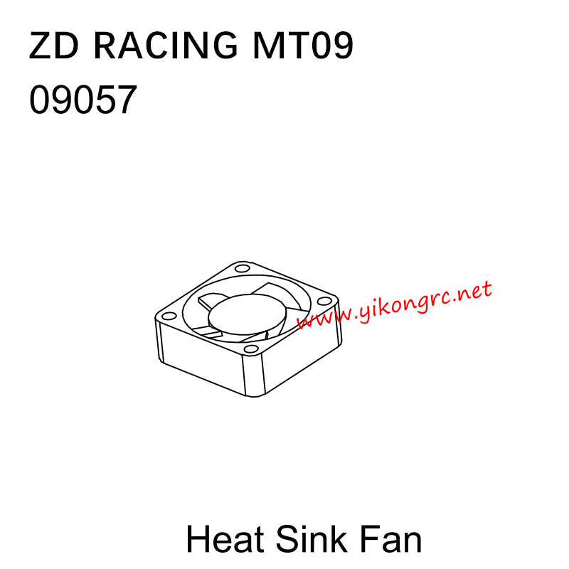 ZD Racing DBX09 (MT09) Parts 09057 Heat Sink Fan
