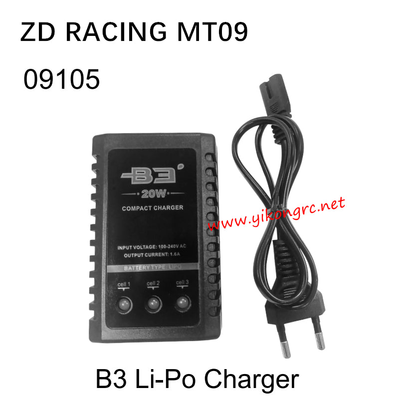 ZD Racing DBX09 (MT09) Parts 09105 B3 Li-Po Charger