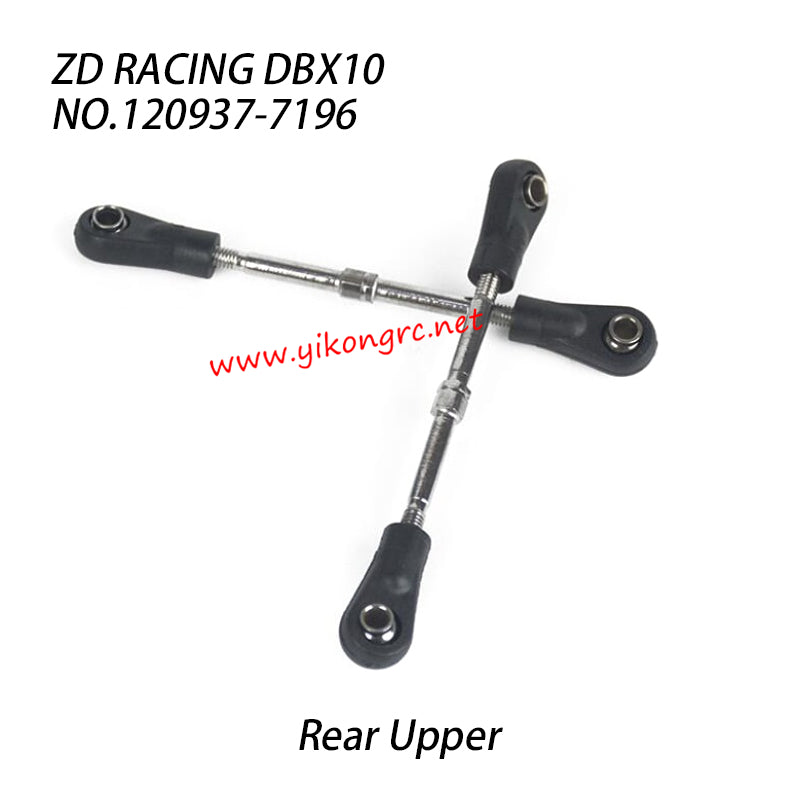 ZD Racing DBX10 Parts Brushless Upgrade Rear Upper Connect Rods 7196 2pcs