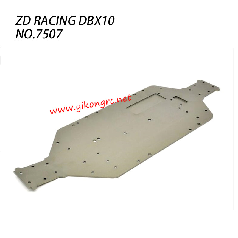 ZD Racing DBX10 RC Car Parts Aluminum Alloy CNC Bottom Plate 7507 left