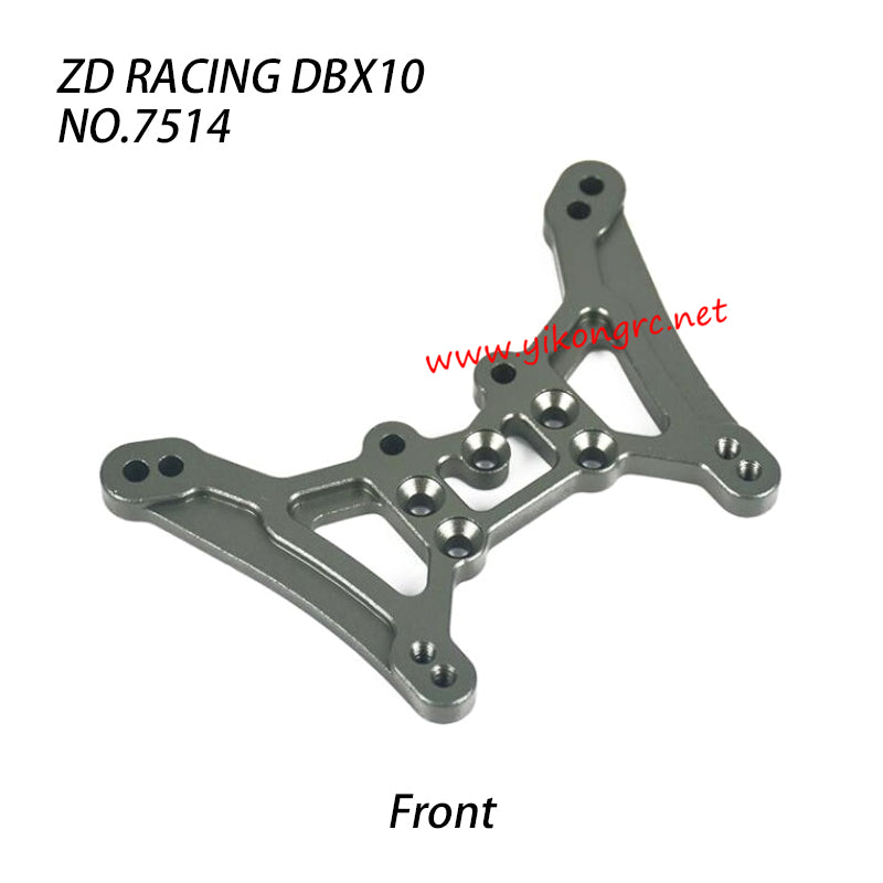 ZD Racing DBX10 RC Car Parts Aluminum Alloy Front Shock Plate 7514