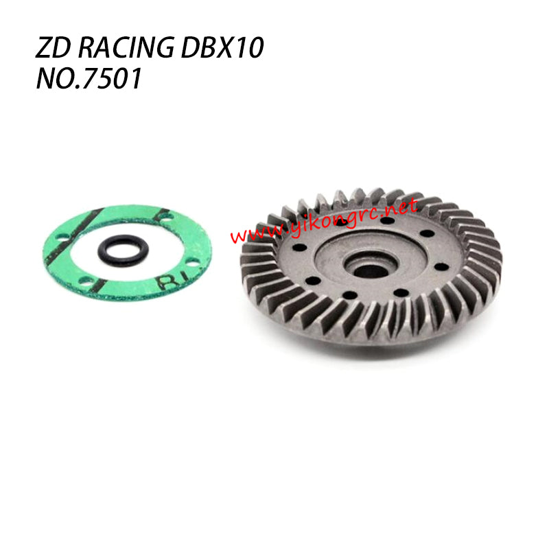 ZD Racing DBX10 RC Car Parts Big Bevel Gear 7501 top