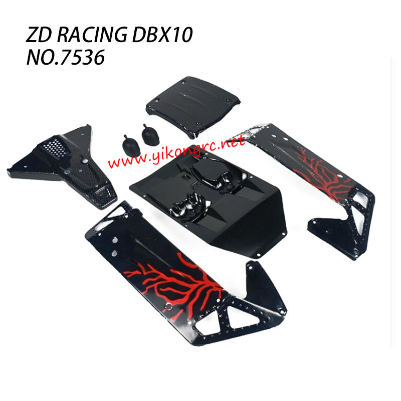 ZD Racing DBX10 RC Car Parts Car shell kit 7536