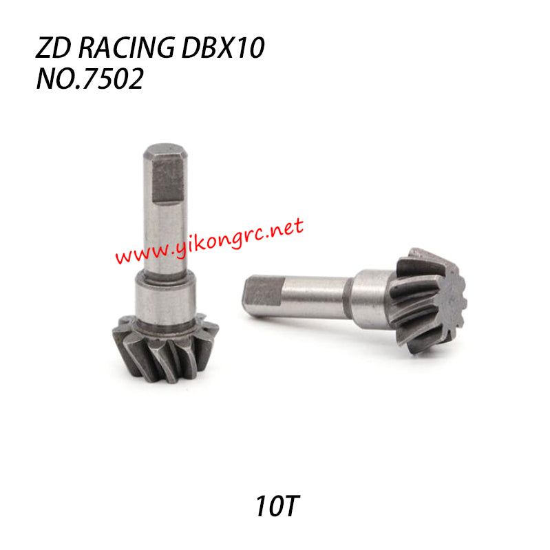 ZD Racing DBX10 RC Car Parts Driving gear accessories set 10T 7502 2pcs