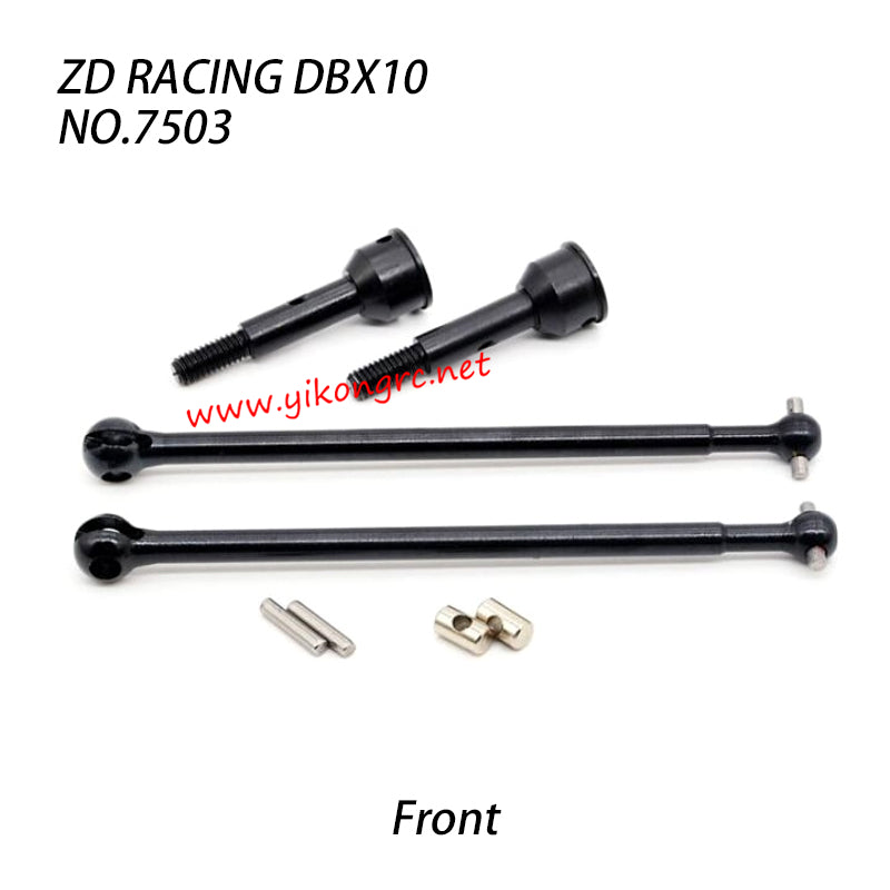 ZD Racing DBX10 RC Car Parts Front Dog Bone Shaft 7503 split