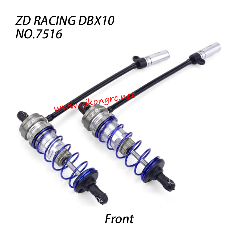 ZD Racing DBX10 RC Car Parts Front Shock set 7516