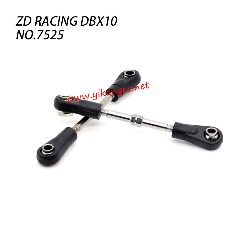 ZD Racing DBX10 RC Car Parts Steering Connect Rods 7525 2pcs