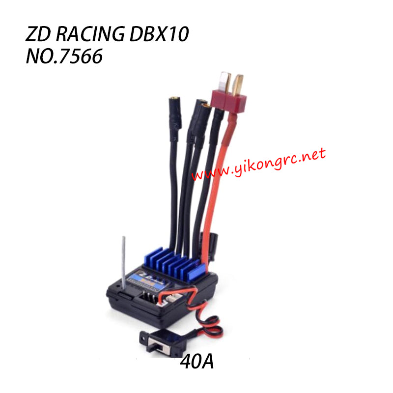 ZD Racing DBX10 RC Truck Parts 40A ESC+Receiver 7566