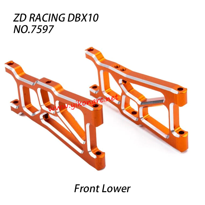 ZD Racing DBX10 RC Truck Parts Front Lower Swing Arm 7597 top