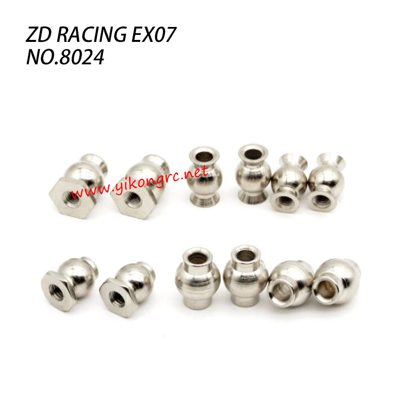 ZD Racing EX-07 Parts All Ball Heads 8024