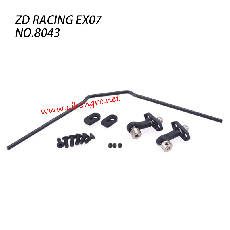 ZD Racing EX-07 Parts Anti roll Bar 8043 rear