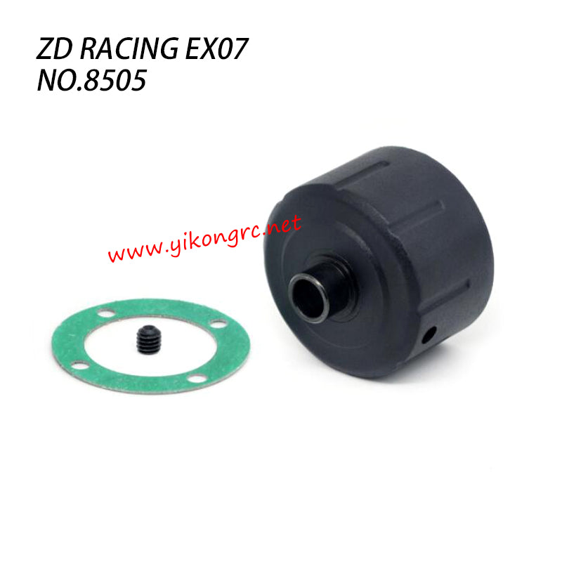 ZD Racing EX-07 Parts Differential Case 8505 front