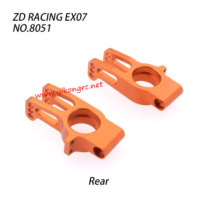 ZD Racing EX-07 Parts Rear Hub CNC 8051 bottom