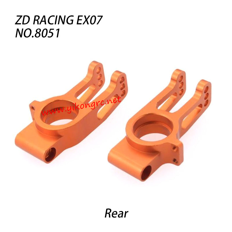 ZD Racing EX-07 Parts Rear Hub CNC 8051 top